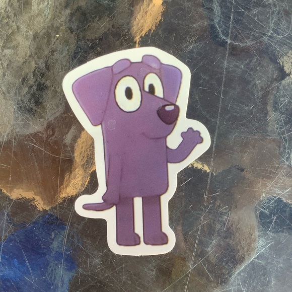 3 Different Color Cartoon Dog Stickers 2 1/2 inches long - Picture 2 of 7